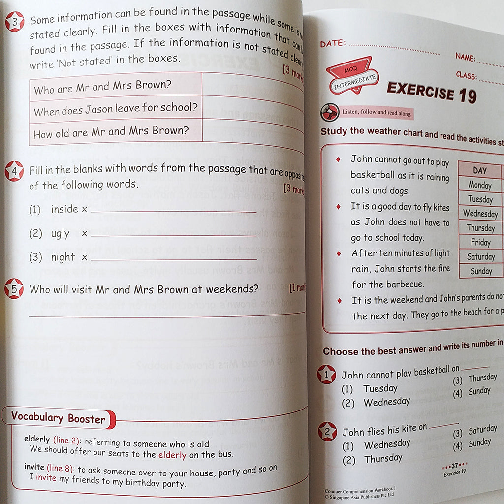 Conquer Comprehension 1 – DoMa Bookstore