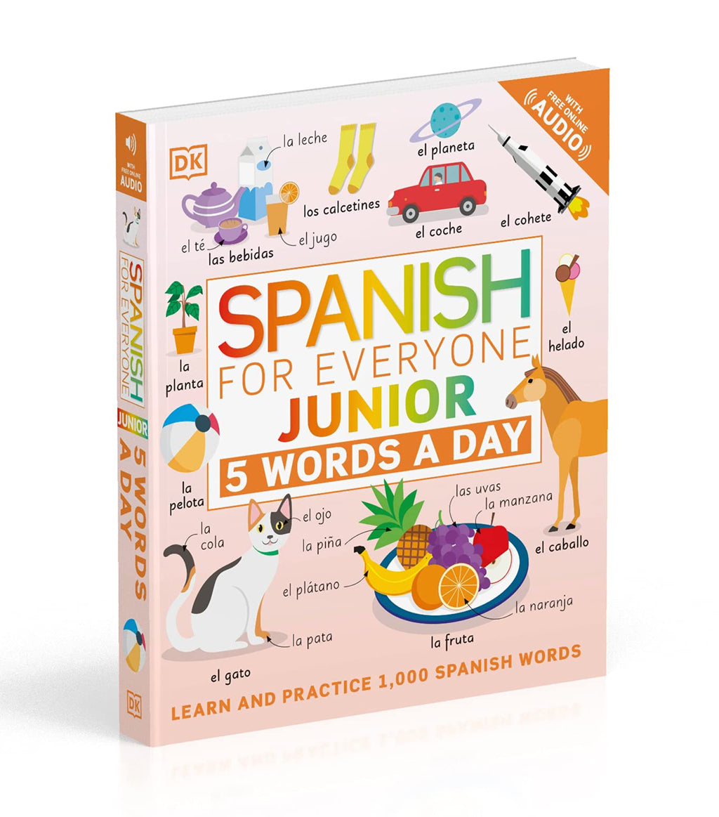 Spanish for Everyone Junior 5 Words A Day – DoMa Bookstore