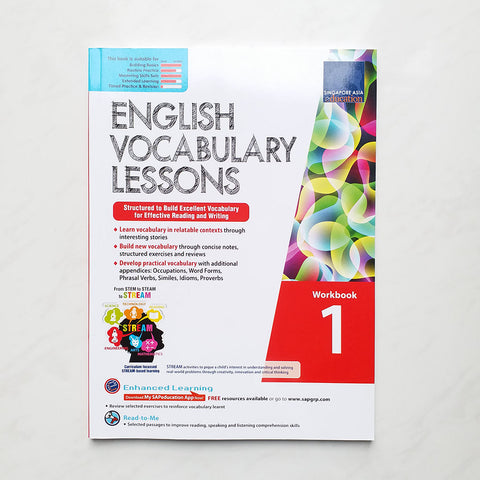 Vocab Lessons English Vocabulary Lessons 1 – DoMa Bookstore