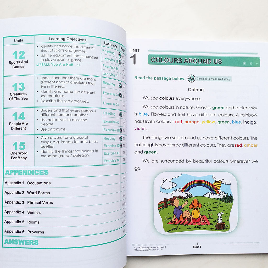 English Vocabulary Lessons 2 – DoMa Bookstore