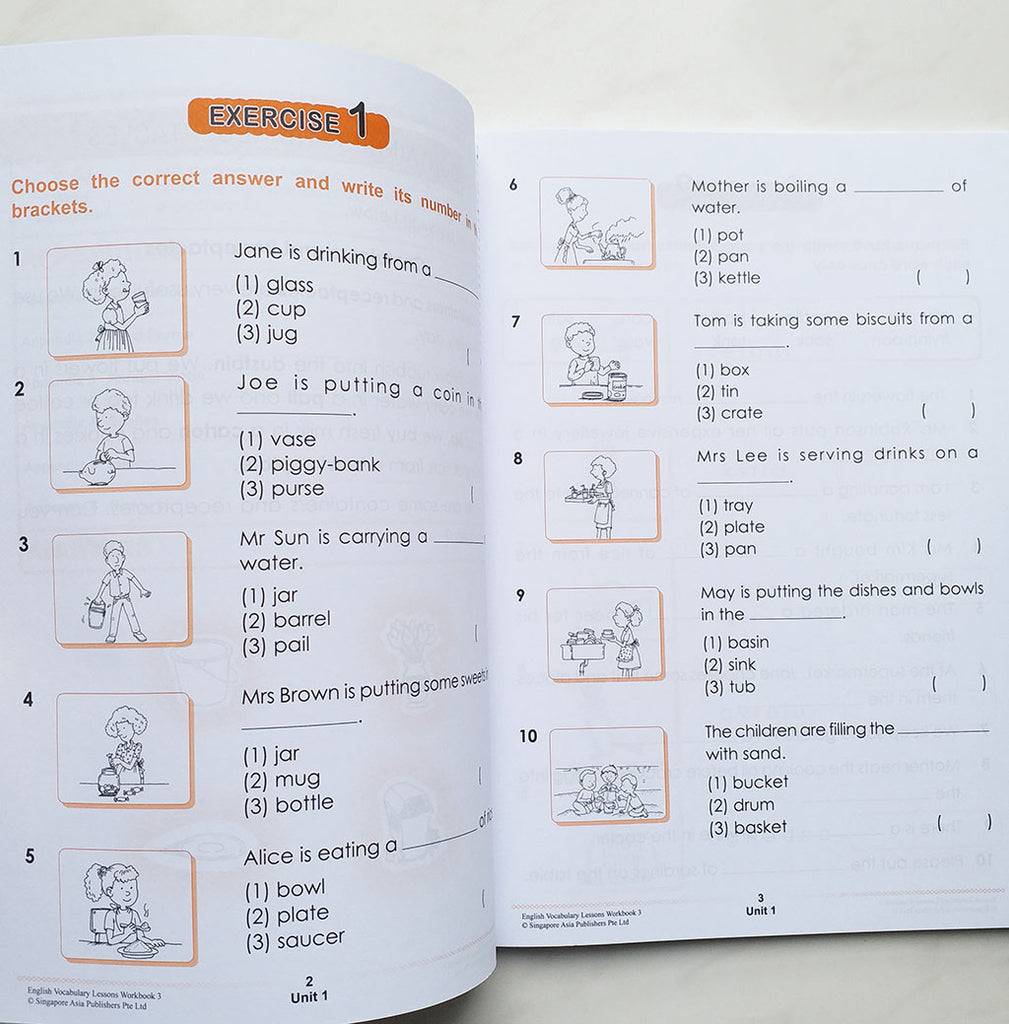 English Vocabulary Lessons 3 – DoMa Bookstore