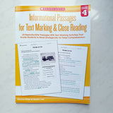 Informational Passages for Text Marking and Close Reading (Grade 4)