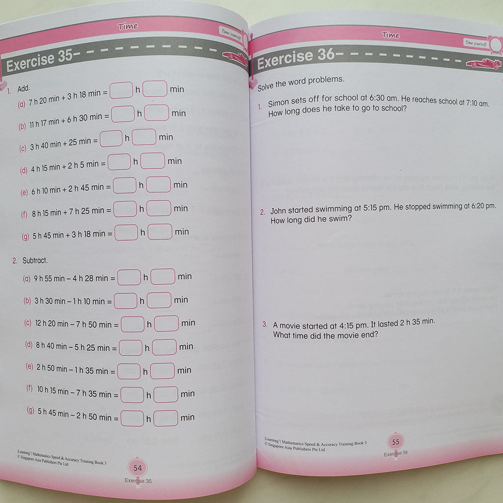 LEARNING+ Mathematics Speed & Accuracy Training Book 3 – DoMa Bookstore