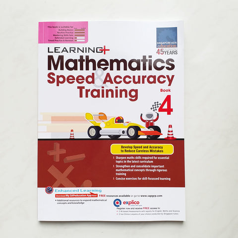 LEARNING+ Mathematics Speed & Accuracy Training Book 4