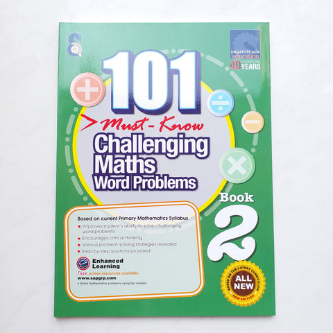 101 Must-Know Challenging Maths Word Problems Book 2
