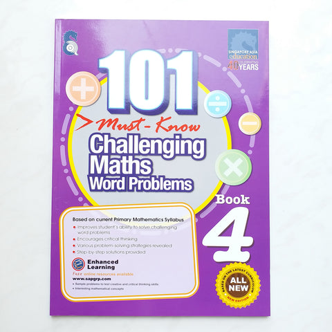 101 Must-Know Challenging Maths Word Problems Book 4