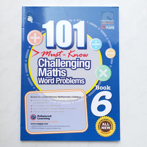 101 Must-Know Challenging Maths Word Problems Book 6