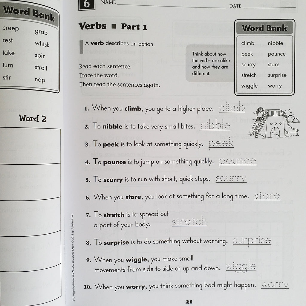 240 Vocabulary Words Kids Need To Know Grade 2 DoMa Bookstore 240-vocabulary-words-kids-need-to-know-grade-2-doma-bookstore