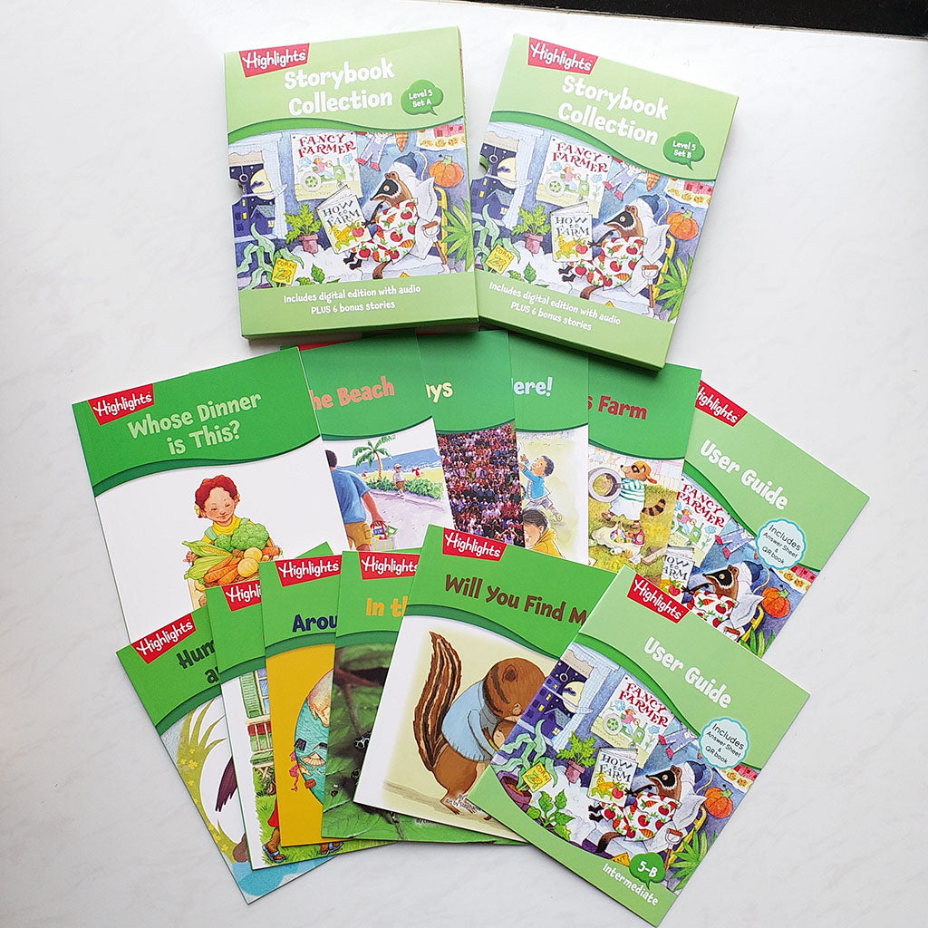 Highlights Code Book Highlights Storybook Collection - Level 5 (Set A & B) (附QR Code發聲電子書 ...