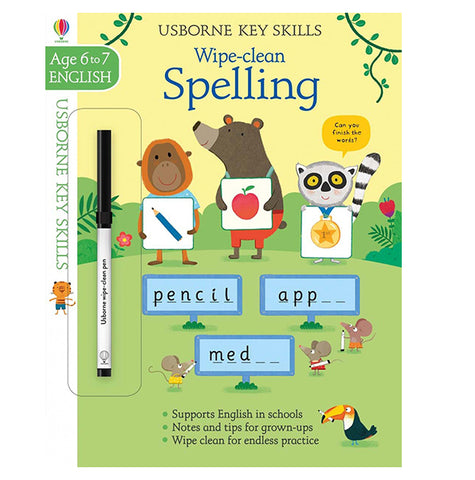 Key Skills Wipe-clean Spelling Age 6-7