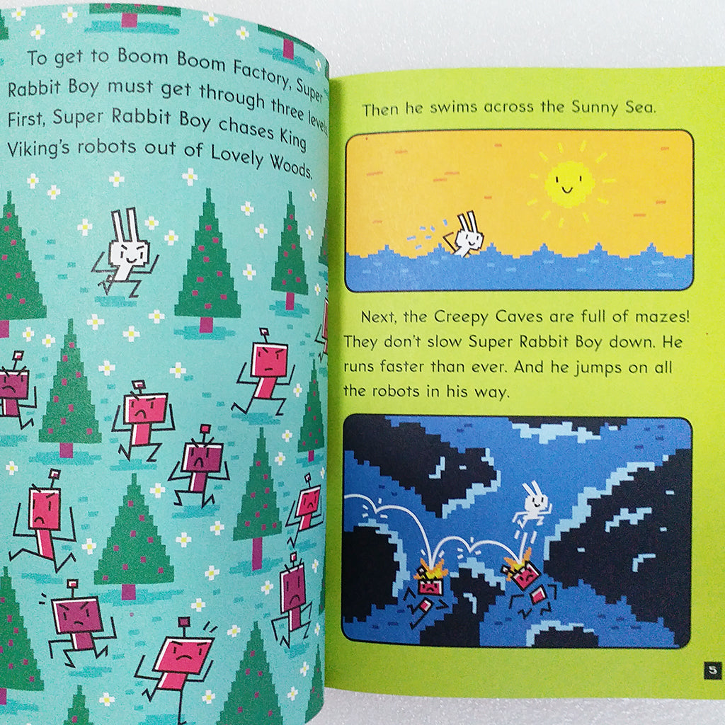 Press Start! #4: Super Rabbit Boy vs. Super Rabbit Boss!! – DoMa Bookstore