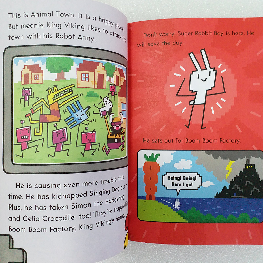 Press Start! #4: Super Rabbit Boy vs. Super Rabbit Boss!! – DoMa Bookstore