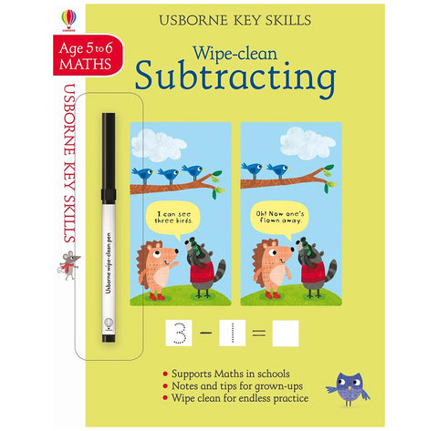 Key Skills Wipe-clean Subtracting Age 5-6